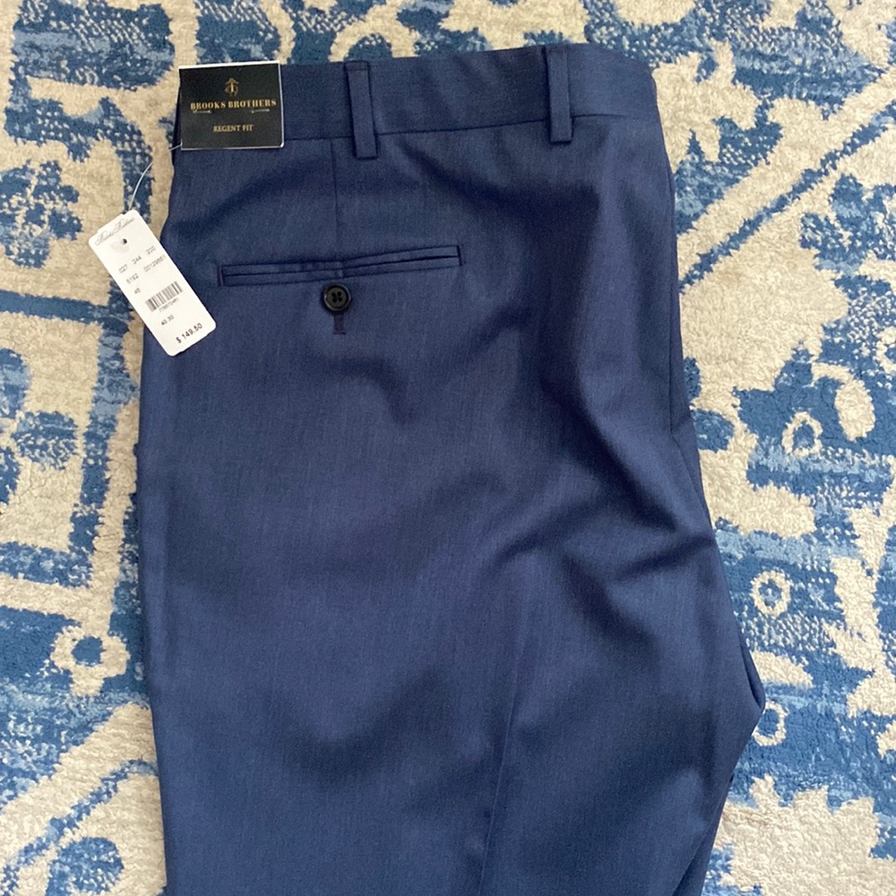 Wool dress pants Brooks Brothers Regent Fit